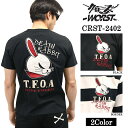 CROWS×WORST クローズ ワースト 武装戦線 天竺半袖Tシャツ crst-2402(4)