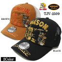 VANSON×TOM&JERRY バンソン トム&ジェリー ツイルメッシュキャップ 帽子 tjv-2509(4)