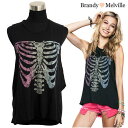 BrandyMelville ブランディーメルビル タンクトップ スカル skull ボーン bone mx399