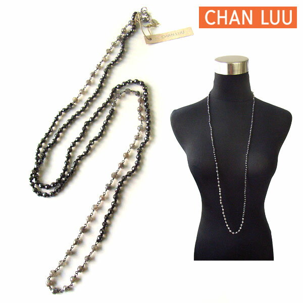 チャン ルー CHAN LUU チャンルー NECKLACE WITH SEMI PREC STONES ネックレス 半貴石 ヘマタイト ns-9093