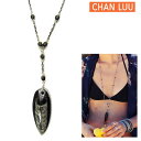 チャンルー ネックレス メンズ CHAN LUU チャンルー Black Fossil Necklace ネックレス ペンダント メンズ 化石 nsm-1083