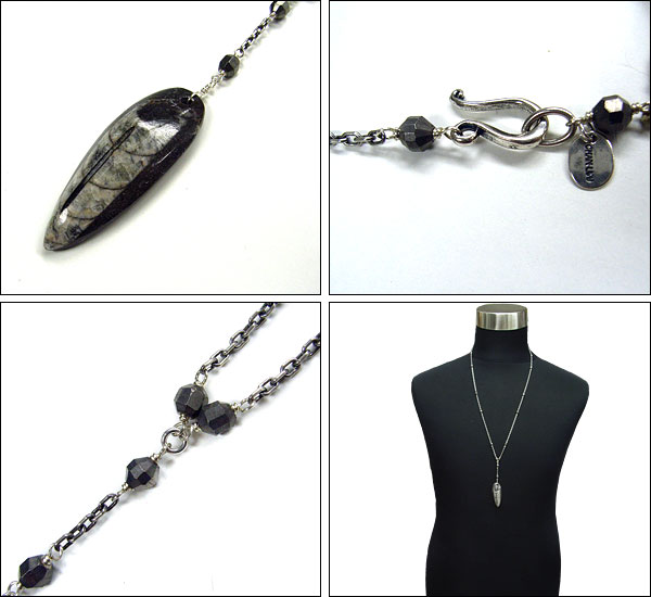 CHAN LUU �����롼 Black Fossil Necklace �ͥå��쥹 �ڥ����� ��� ���� nsm-1083