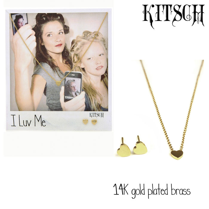 Rakuten - KITSCH キッチュ I LUV ME NECKLACE & EARRING SET ハート ピアス ネックレスセット kitsch03