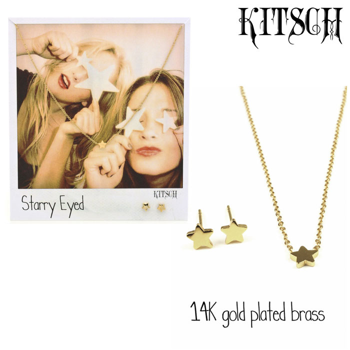 KITSCH キッチュ STARRY EYED NECKLACE EARRING SET 星モチーフ ピアス ネックレスセット kitsch07