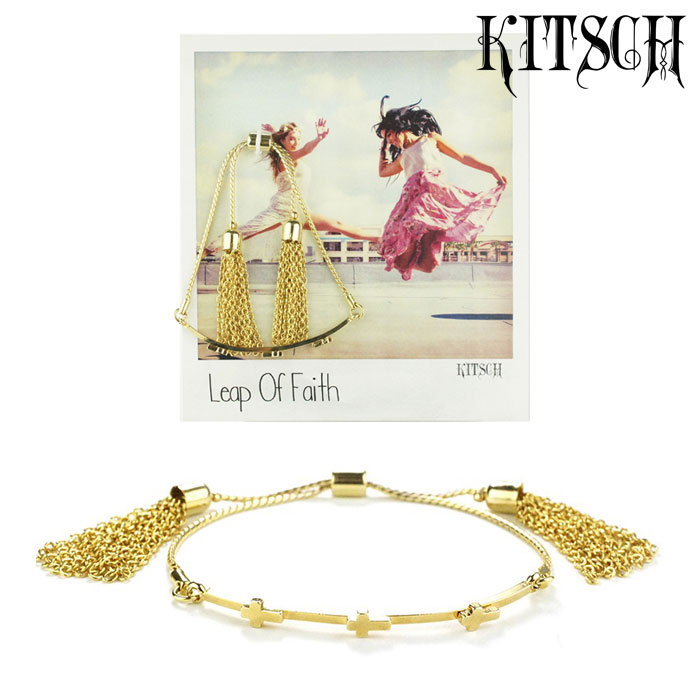 KITSCH キッチュ LEAP OF FAITH BRACELET クロスモチーフ ブレスレット kitsch09