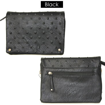 STREET LEVEL ストリートレベル 鞄 EMBOSSED CROSSBODY クロスボディバッグ クラッチ スタッズ風 5447
