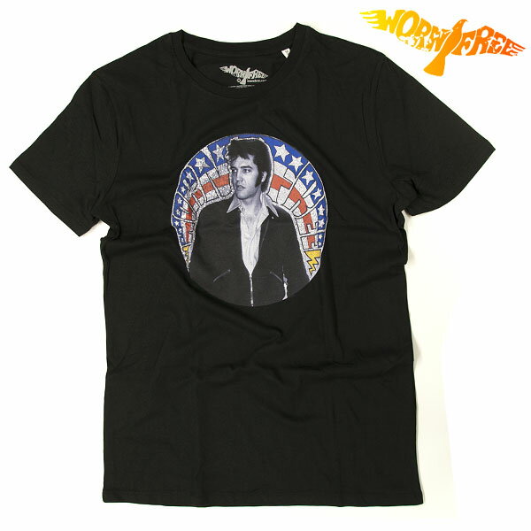 Rakuten - WORN FREE ウォーンフリー 半袖Tシャツ Elvis Presley エルビス・プレスリー Worn Free Logo elv06