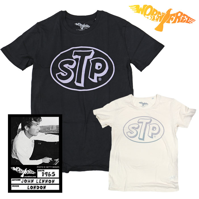 WORN FREE ウォーンフリー 半袖Tシャツ John Lennon ジョン レノン STP 復刻 len18