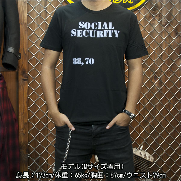 WORN FREE ウォーンフリー 半袖Tシャツ Joe Strummer ジョー・ストラマー The Clash ザ・クラッシュ Social Security 復刻 srm08