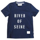 日本製 子供服 ジェネレーター 子供服 generator PT- Tシャツ（プリントTシャツ）（RIVER）ダークネイビー 110 110cm 半袖Tシャツ 男の子 女の子 キッズ 子供 カジュアル スタイリッシュ シンプル トップス 高品質