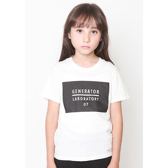 日本製 子供服 ジェネレーター 子供服 Tシャツ（プリントTシャツ）110 120 130 140（07）generator 100cm 110cm 120cm 130cm 140cm（ホワイト）男の子 女の子 キッズ 子供 カジュアル シンプル スタイリッシュ 高品質 子供 半袖Tシャツ