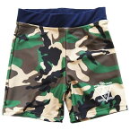 highking ハイキング 子供服 liquid shorts 水着 スイムショーツ 90cm-120cm カモフラージュ 海水パンツ