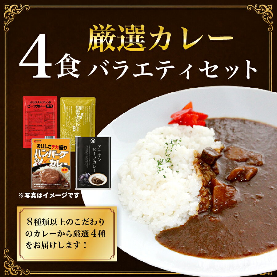 ＼期間中ポイント10倍！！／ レトルトカレー 厳選4食カレー 訳アリ バラエティセット 受験生応援 ご当地 レトルトカレー 1000円 食べきり エコ包装 非常食 送料無料 ポイント利用 爆買 ポイント消化 qgift-10000011 九州からの贈り物 楽天市場店 サンプル画像2