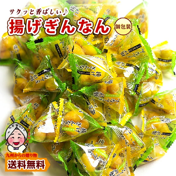 ＼マラソン期間中ポイント20倍／ 小袋おつまみ 揚げぎんなん 約100g 塩味 小分け 訳あり お徳用 小腹 お酒 送料無料 …