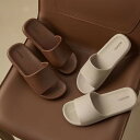 【ポイント10倍】室内 スリッパ レザー調 滑り止め付き 夏用 ルームシューズ ルームサンダル シューズ レディース メンズ 軽い 抗菌防臭 超軽量 洗える 男...