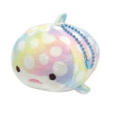 レインボーじんべい プチ マスコット ぬいぐるみ もちもち キーホルダー 小さい かわいい ストラップ じんべい ホワイトデー プレゼント 人気 誕生日 ギフト...