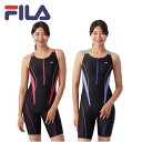 フィラ レディース フィットネス 水着 ウェア オールインワン パット付き FILA 313204 313-204 スイミング プール アクアビックス トレーニング 体型カバー 大きいサイズ ジム 海水浴 ヨガ スポーツ ダイエット(4)