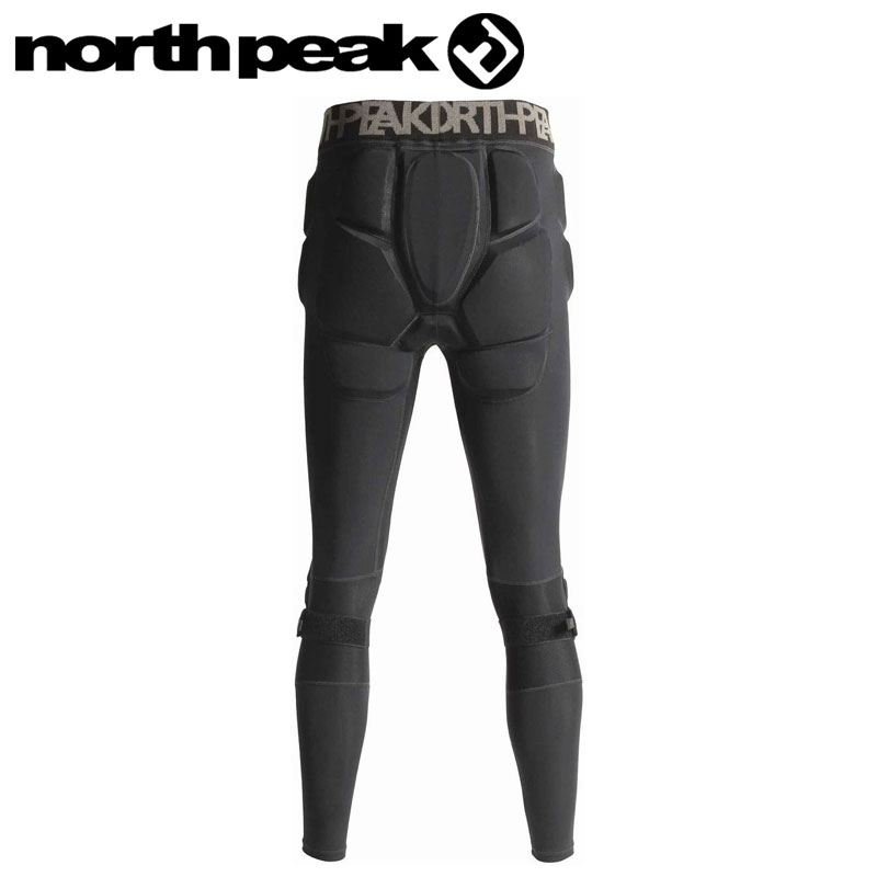 NORTHPEAK ノースピーク NP-1193 メンズ ロングヒッププロテクター プロテクター ロング ヒップ 尻 膝 パッド パット スノーボード スキー 雪山 山 バイク バイク用品 ウェアー インナー 通気性 衝撃吸収性 ノースピーク 男 パッド 3レイヤー