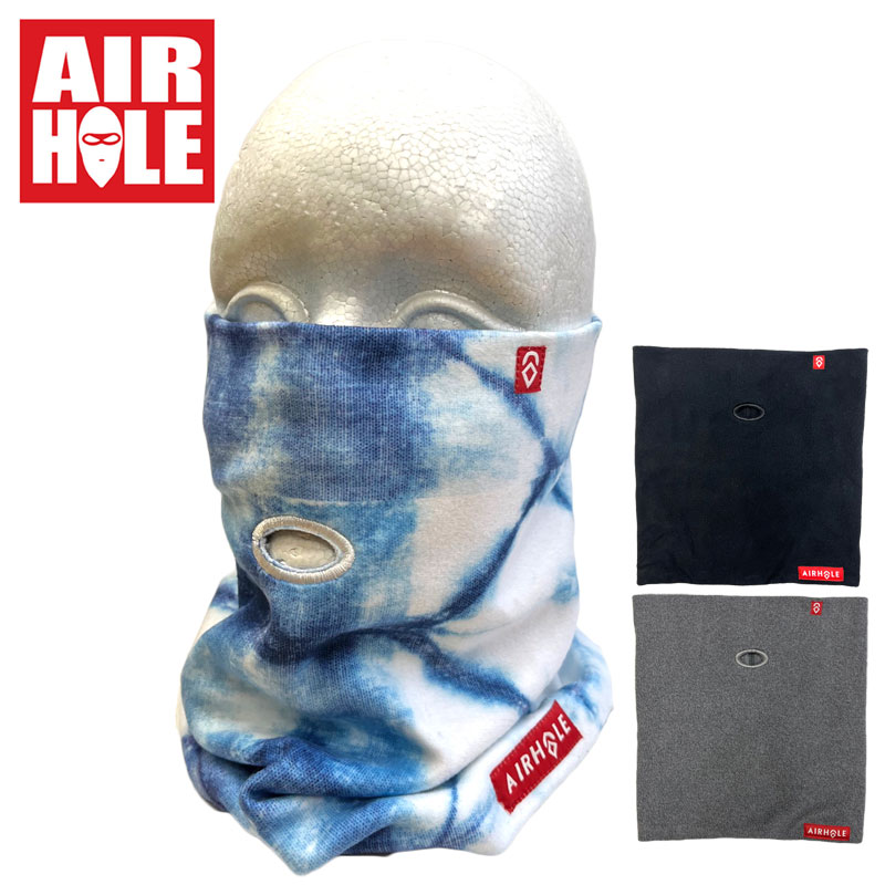 AIRHOLE　AIRTUBE　ネックウォーマー　フェイスマスク　スノーボード　スキー　ネック　マスク　エアホール　スノーボード　スキー　山　雪　首　BLACK　HEATHER GREY　TEAL DYE