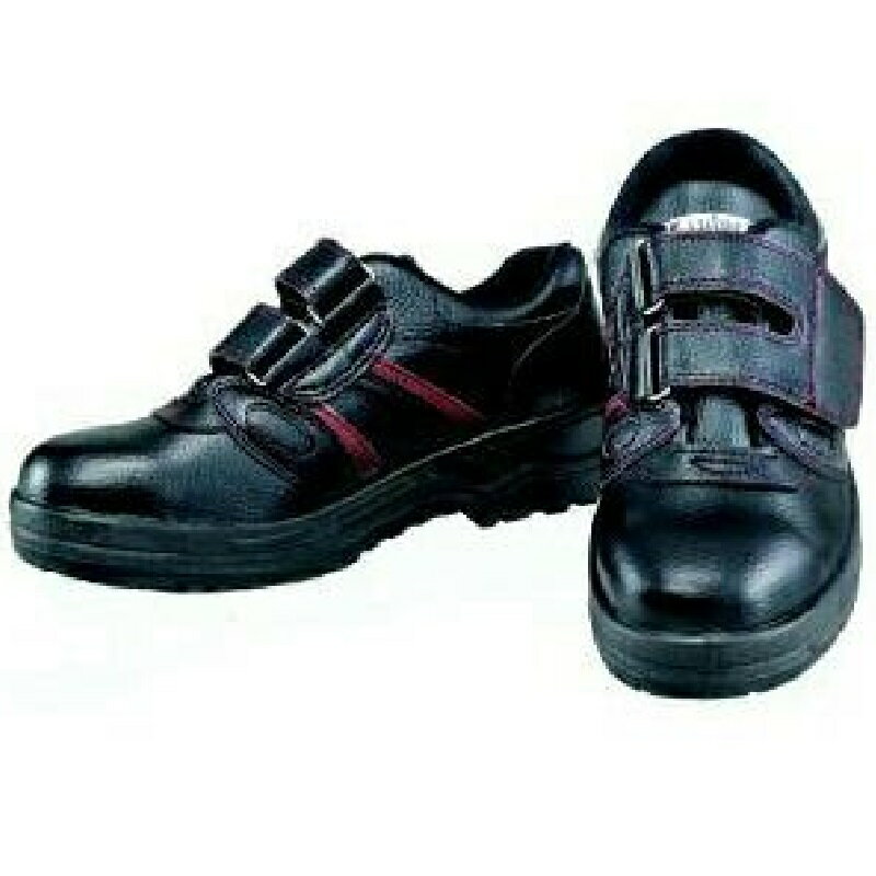 おたふく手袋 JW-755 安全シューズ 4E対応 耐油底 鋼鉄製先芯 JSAA規格認定品 A種 マジックテープ タイ..