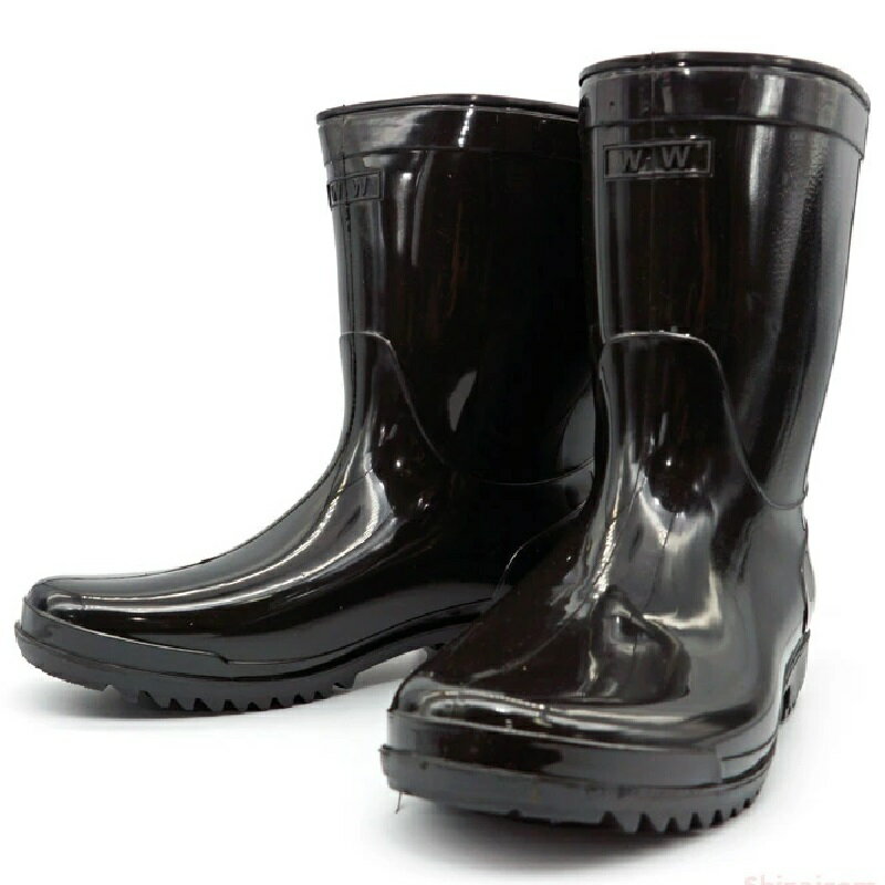 おたふく手袋 WORLD WORKS WW-724 作業半長靴 黒