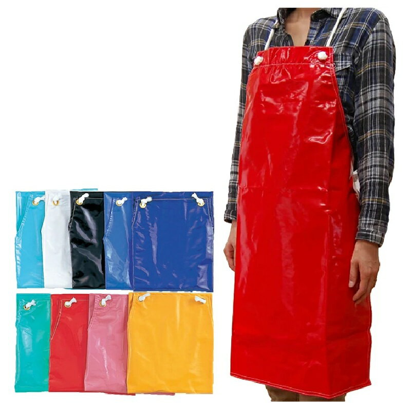 おたふく手袋 エナメルエプロン (男女兼用)