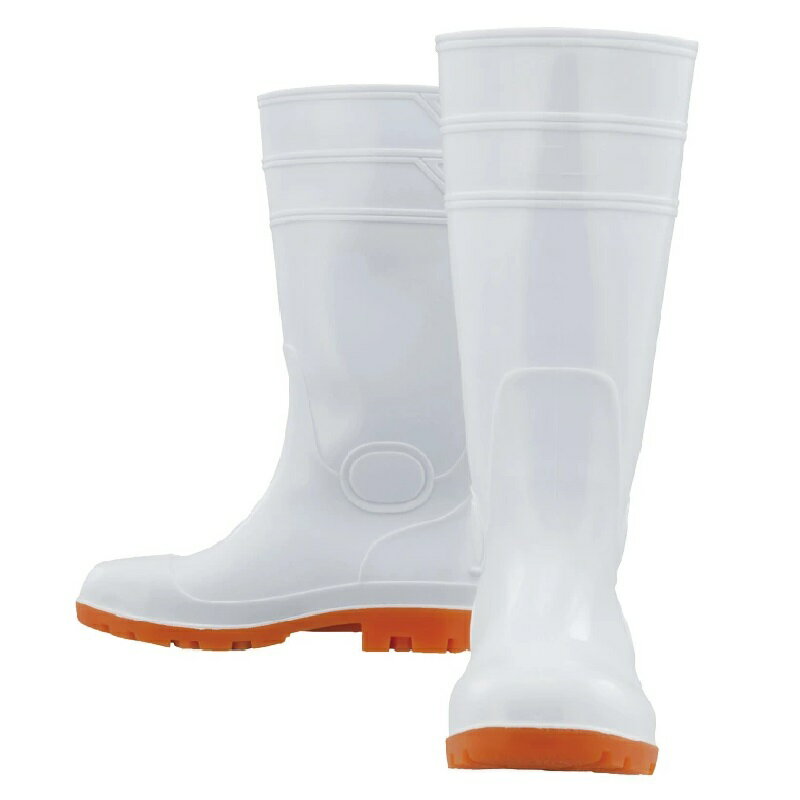 おたふく手袋 WORLD WORKS WW-704 安全耐油長靴 (鋼鉄芯入) 白