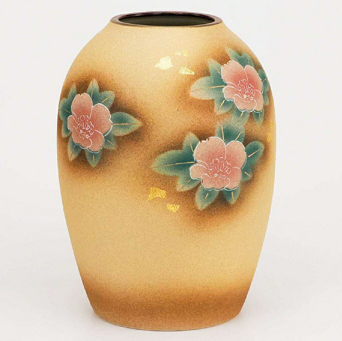 サイズ:径17×高さ24cm ■生産地：日本 ■素材：陶器 九谷焼の花瓶は、花瓶自体が華やか物も多く、シンプルな花を一輪挿すだけでも十分に映えます。 和室だけでなく洋室やモダンなインテリアにも調和し、部屋を華やかに演出してくれます。 観賞用、贈答用、また海外へのお土産としても大変喜ばれています。　