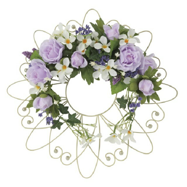 Other - インテリア フェイクアートフラワー・造花 壁掛けパールLAV-31cm- 光触媒加工（V-CAT）フラワータペストリー