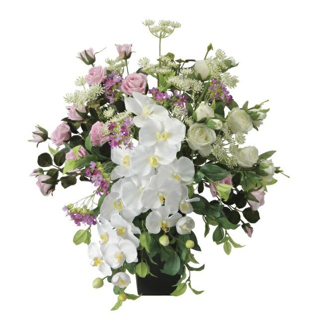 インテリア フェイクアートフラワー・造花 グランドファレノ-65cm- 光触媒加工（V-CAT）テーブルタイプ