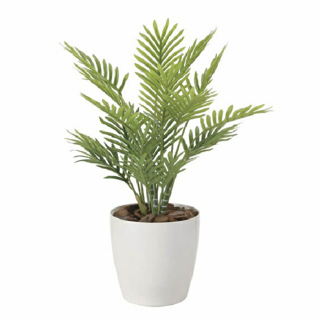 インテリア フェイクグリーン・人工観葉植物 -テーブルタイプ- フレッシュパーム 48cm 光触媒加工（V-CAT）