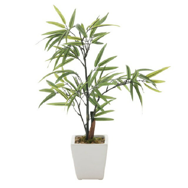 インテリア フェイクグリーン・人工観葉植物 -テーブルタイプ- 黒竹 35cm 光触媒加工（V-CAT）