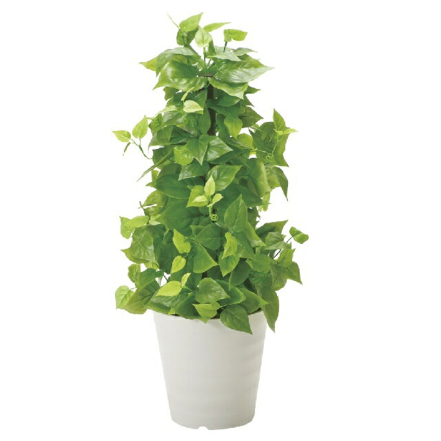 インテリア フェイクグリーン・人工観葉植物 -テーブルタイプ- ポールライムポトス 82cm 光触媒加工（V-CAT）