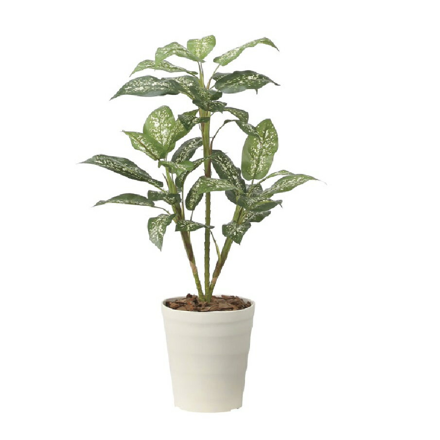 Rakuten - インテリア フェイクグリーン・人工観葉植物 ディフェンバキア90cm 光触媒加工（V-CAT）