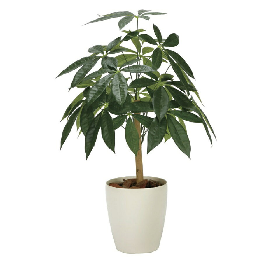 インテリア フェイクグリーン・人工観葉植物 パキラリーフツリー72cm 光触媒加工（...