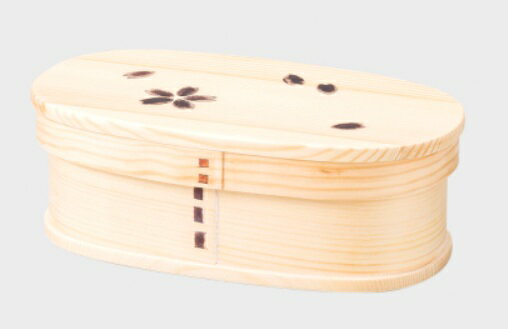 柳杉　細長小判弁当　透（仕切付）