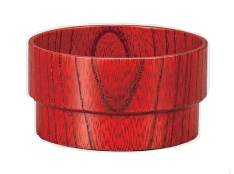 山中漆器 日本製 ビール/徳利兼用袴 欅朱拭漆