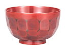 山中漆器 木製汁椀 亀甲 根来(輸入加工品)