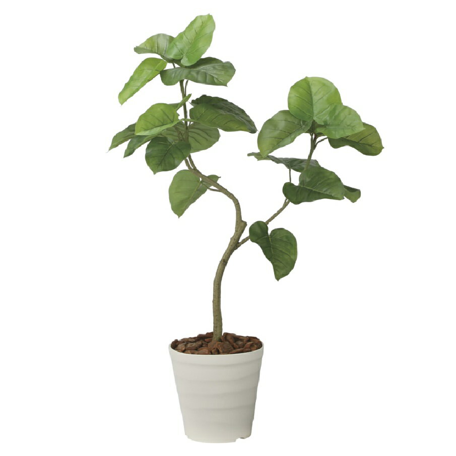 インテリア フェイクグリーン・人工観葉植物 ウンベラータ1.25m 光触媒加工（V-CAT）