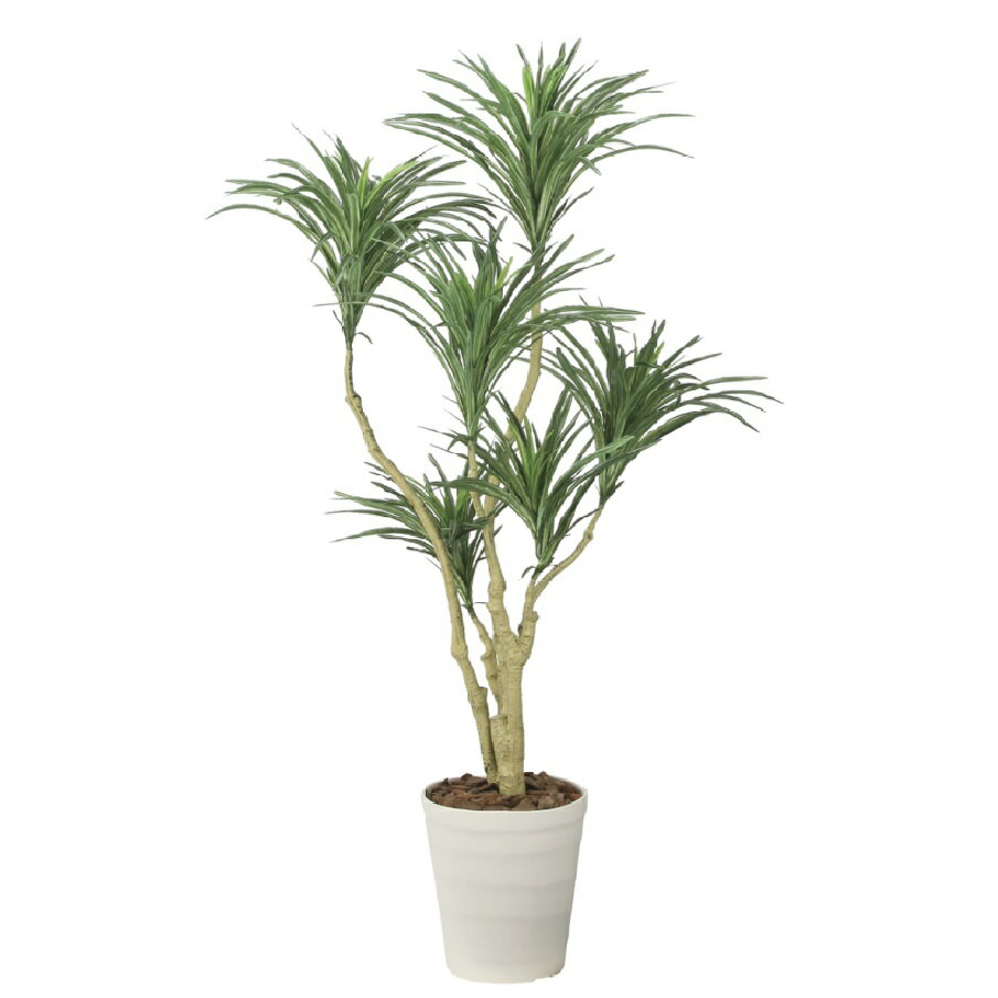 インテリア フェイクグリーン・人工観葉植物 ユッカW1.3m 光触媒加工（V-CAT）