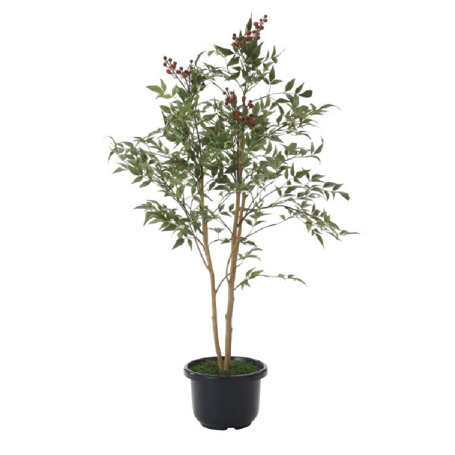 インテリア フェイクグリーン・人工観葉植物 南天1.0m 光触媒加工（V-CAT）