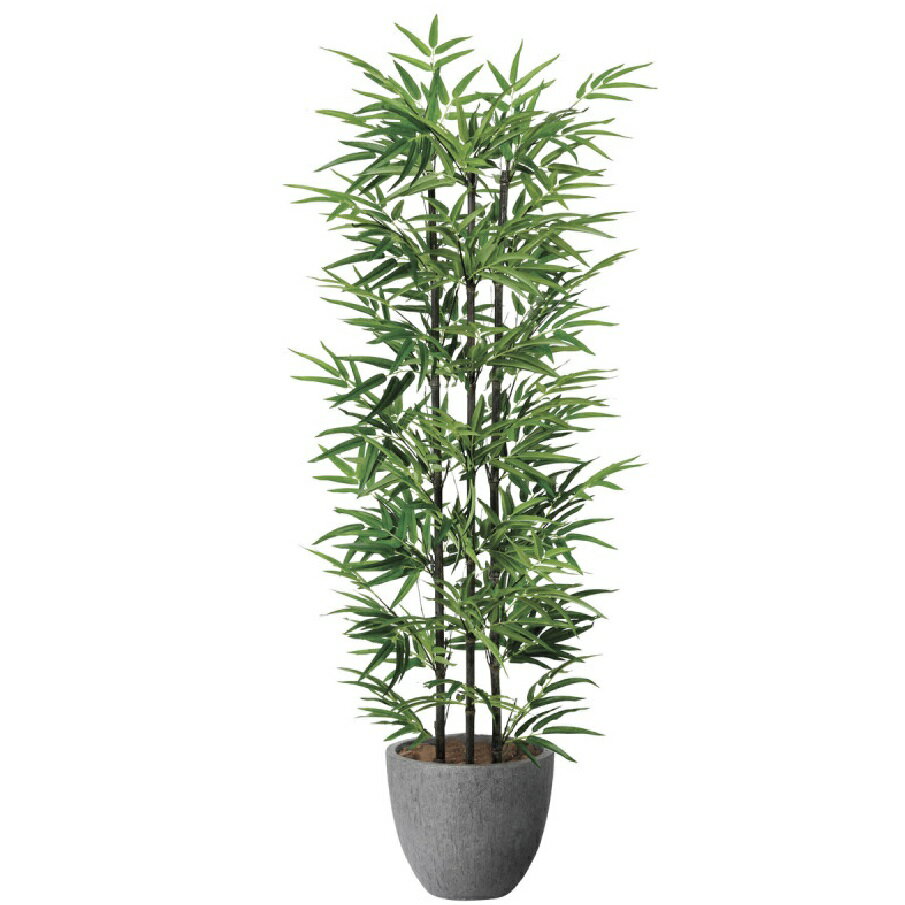 インテリア フェイクグリーン・人工観葉植物 ナチュラル黒竹1.6m 光触媒加工（V-CAT）
