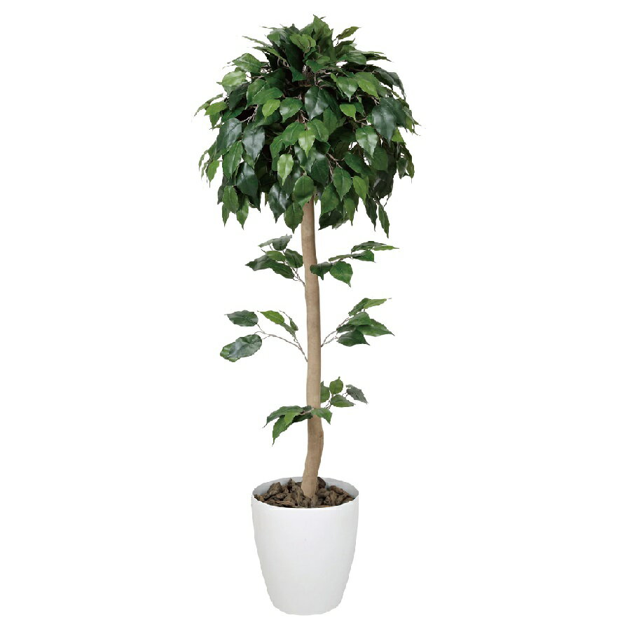 インテリア フェイクグリーン・人工観葉植物 ベンジャミントピアリー 1.2m 光触媒加工（V-CAT）