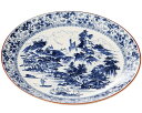 萬古焼 大皿 新古木山水 10.0 Φ32cm/12.0 Φ37cm/13.0 Φ42cm【 料亭 旅館 和食器 飲食店 業務用 】