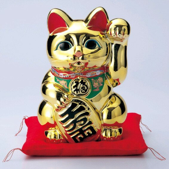 楽天市場】招き猫 金 10号の通販 楽天市場】招き猫 金 10号の通販