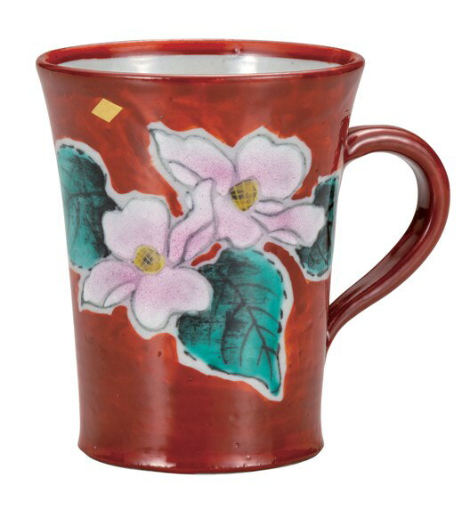 九谷焼　マグカップ　花水木＜九谷焼 和食器 鉢 小鉢 人気 ギフト セット 贈り物 結婚祝い/内祝い/お返し＞