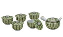 九谷焼 蓋付茶器 菊詰<九谷焼 和食器 鉢 小鉢 人気 ギフト セット 贈り物 結婚祝い/内祝い/お返し>