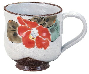 九谷焼 花暦マグカップ 椿(1月)<九谷焼 和食器 鉢 小鉢 人気 ギフト セット 贈り物 結婚祝い/内祝い/お返し>