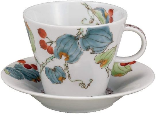 九谷焼カップ＆ソーサー 山帰来　平野由佳＜九谷焼 和食器 鉢 小鉢 人気 ギフト セット 贈り物 結婚祝..