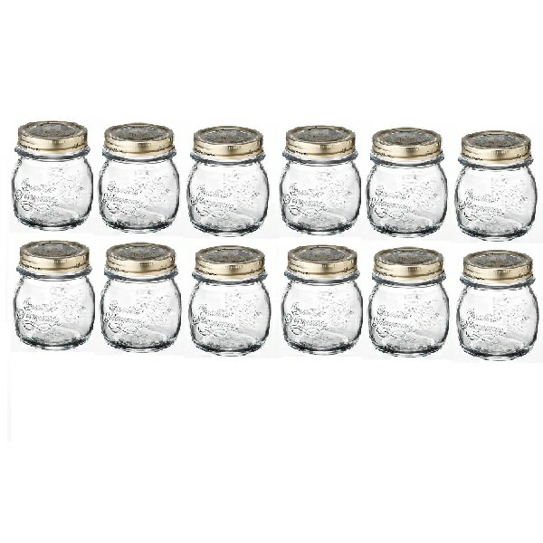 Condiments Container - （12個組）Bormioli Rocco(ボルミオリロッコ) 保存容器・保存ビン クアトロスタジオーニ ジャー250